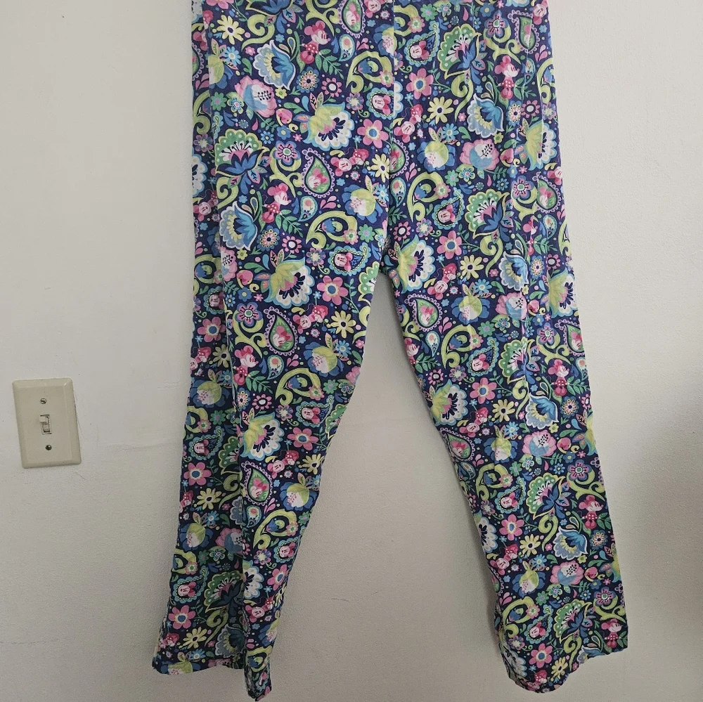 Large‎ Floral Womens Pajama Pants - Picture 4 of 6